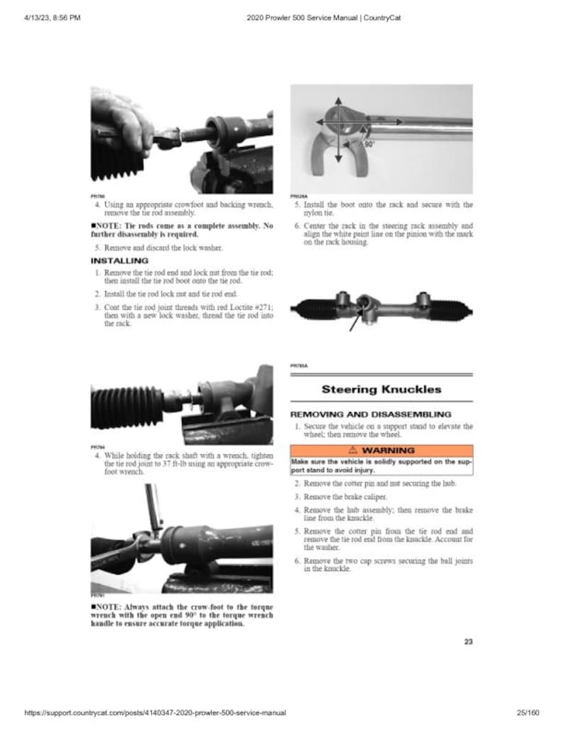 2020 Arctic Cat Prowler 500 Service Manual service manual preview page 5