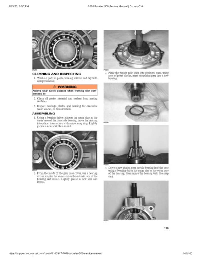 2020 Arctic Cat Prowler 500 Service Manual service manual preview page 9