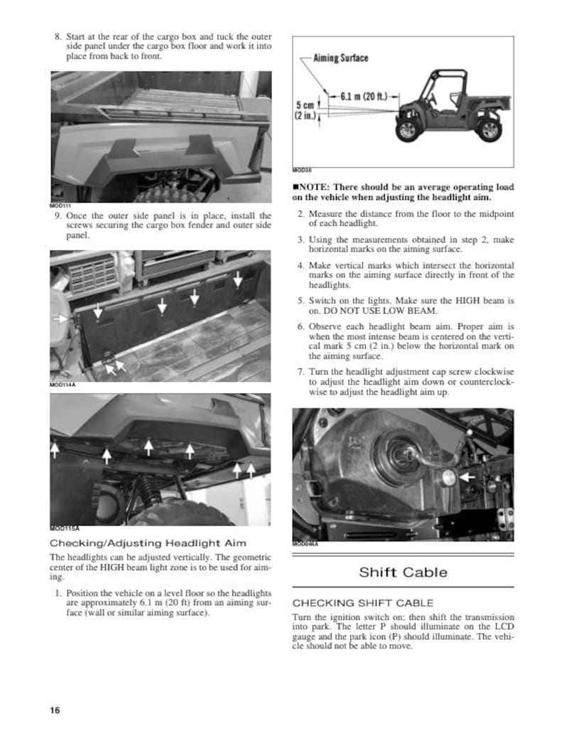2023 Arctic Cat Prowler Pro 800 Service Manual service manual preview page 4