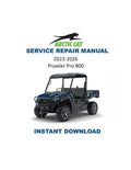 2023 Arctic Cat Prowler Pro 800 Service Manual PDF service repair manual cover