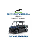 2023 Arctic Cat Prowler Pro 800 CREW Service Manual PDF service repair manual cover