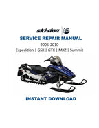 Skidoo MXZ Summit GSX Service Manual PDF service repair manual cover