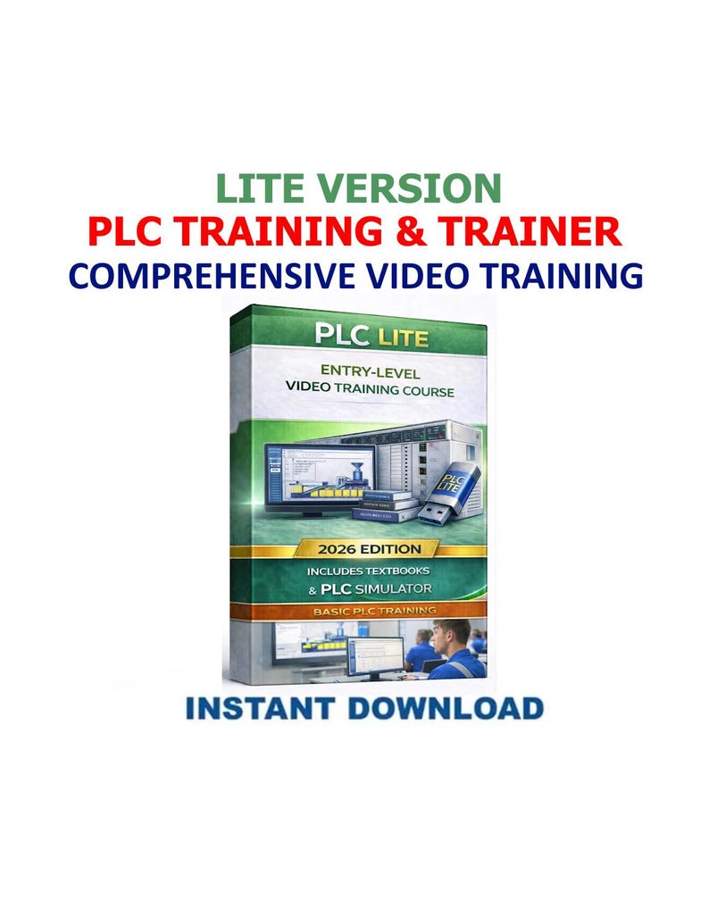 PLC Training LITE Course PDF service repair manual cover