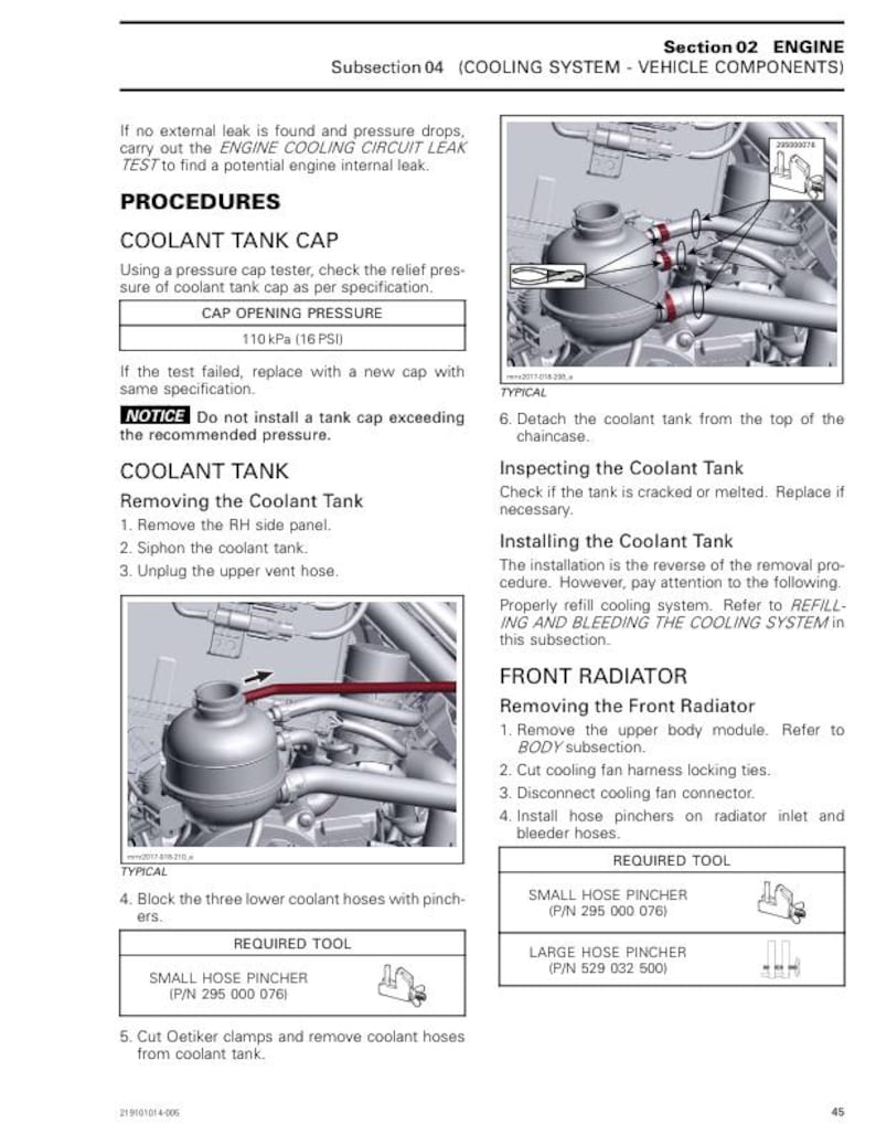 Lynx RAVE RE Enduro 600 850 Service Manual service manual preview page 4