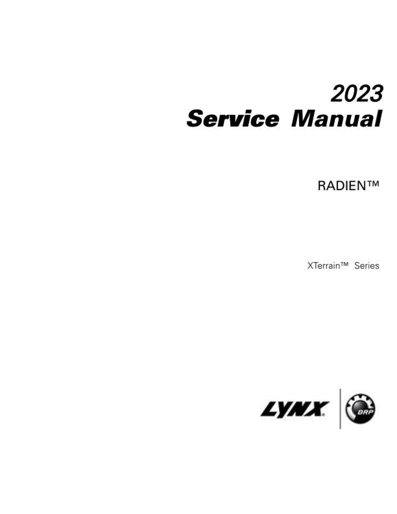 Lynx XTerrain Series 600 850 Service Manual service manual preview page 2