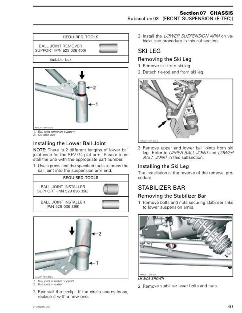 Lynx XTerrain Series 600 850 Service Manual service manual preview page 8