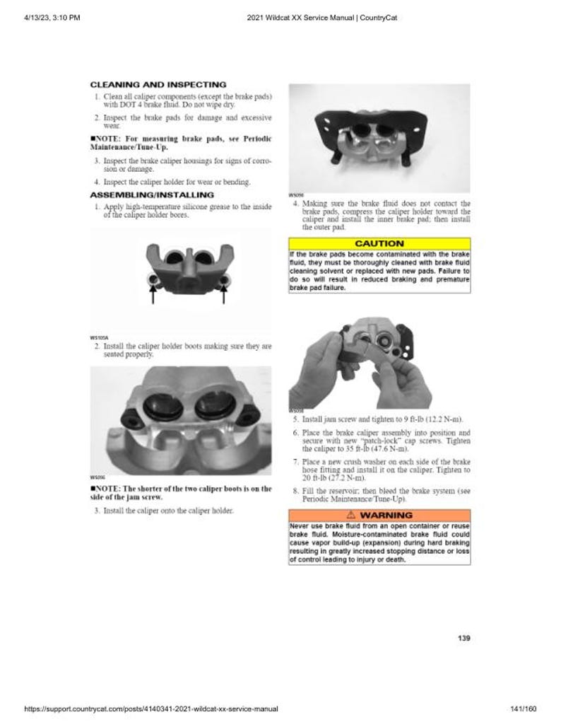 2021 Arctic Cat Wildcat XX Service Manual service manual preview page 10