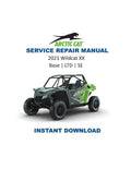 2021 Arctic Cat Wildcat XX Service Manual PDF service repair manual cover