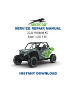 2021 Arctic Cat Wildcat XX Service Manual PDF service repair manual cover