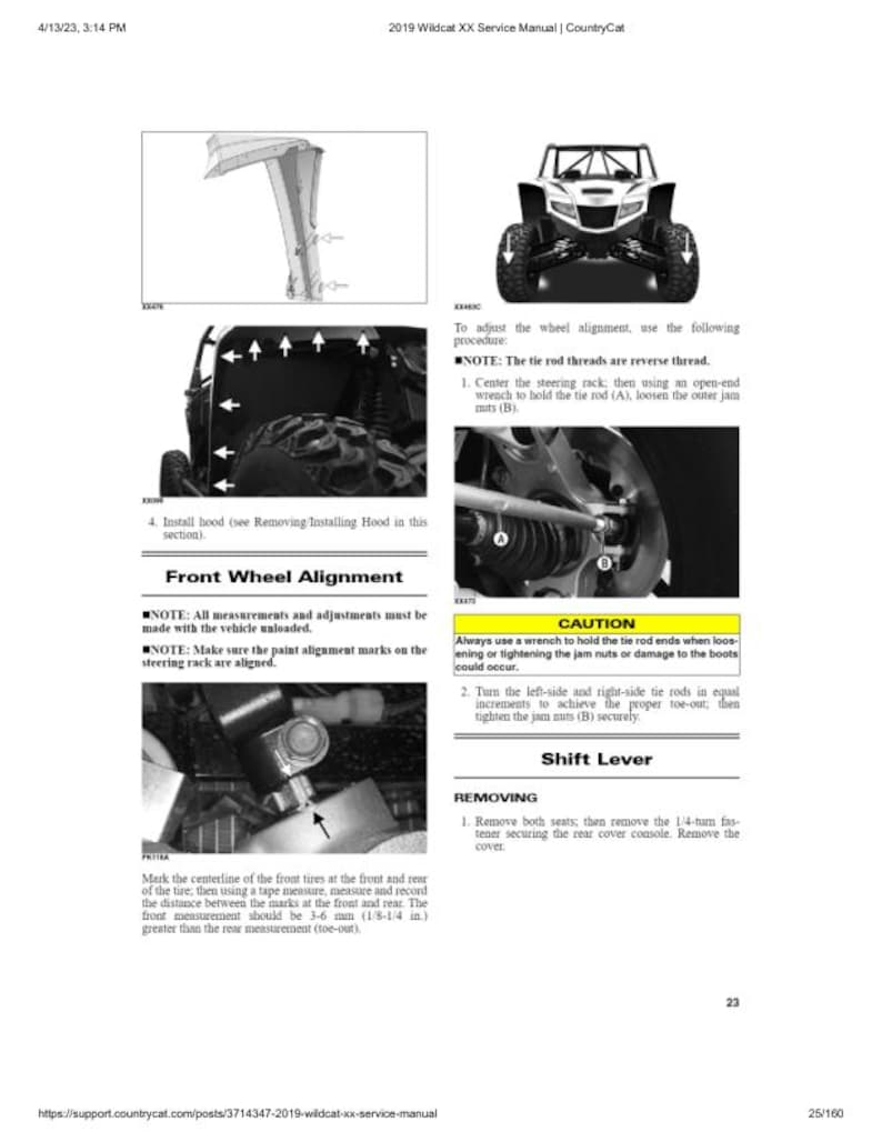 2019 Textron (Arctic Cat) Wildcat XX Service Manual service manual preview page 4