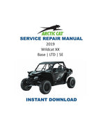 2019 Textron (Arctic Cat) Wildcat XX Service Manual PDF service repair manual cover
