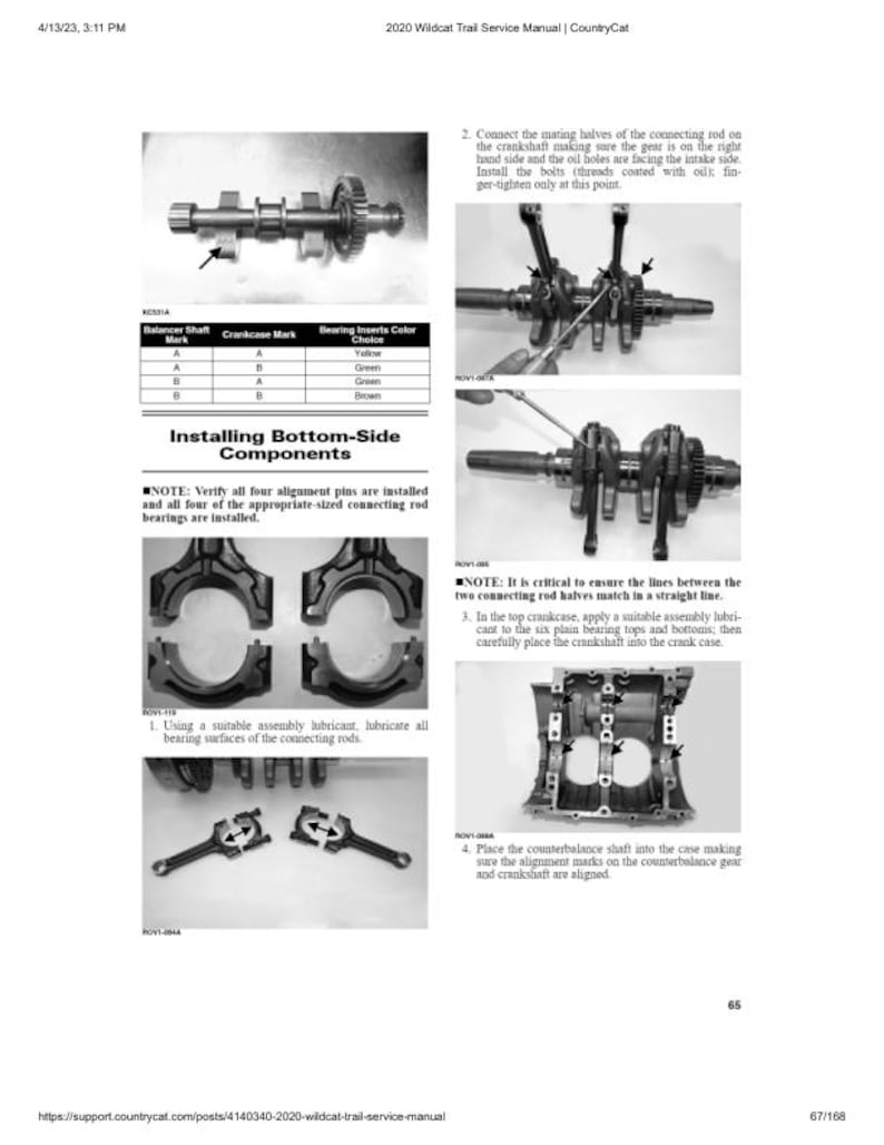 2020 Arctic Cat Wildcat Trail Service Manual service manual preview page 7