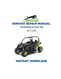 2018 Textron (Arctic Cat) Wildcat Trail Service Manual PDF service repair manual cover