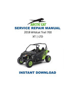2018 Textron (Arctic Cat) Wildcat Trail Service Manual PDF service repair manual cover