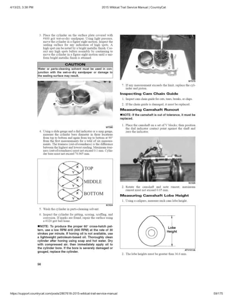 2015 Arctic Cat Wildcat Trail Service Manual service manual preview page 5