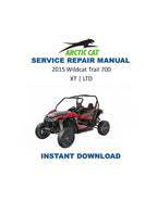 2015 Arctic Cat Wildcat Trail Service Manual PDF service repair manual cover