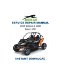 2019 Textron (Arctic Cat) Wildcat X 1000 Service Manual PDF service repair manual cover