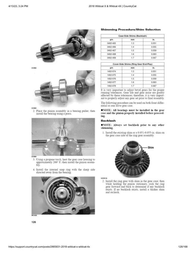 2018 Textron (Arctic Cat) Wildcat X 4 4X 1000 Service Manual service manual preview page 8