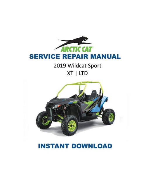 2019 Textron (Arctic Cat) Wildcat Sport 700 Service Manual PDF service repair manual cover