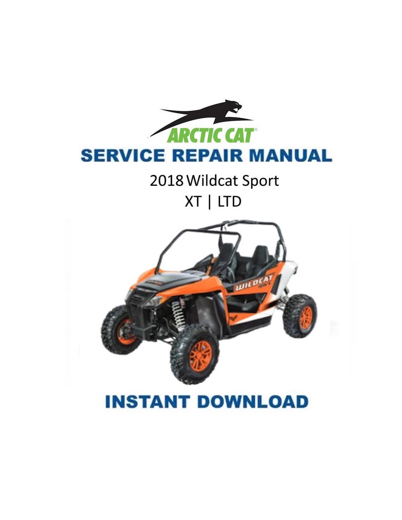 Textron Wildcat Sport 700 Service Manual PDF service repair manual cover