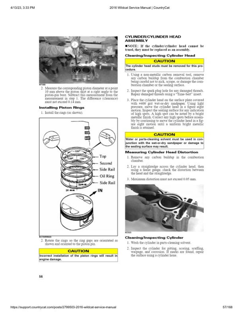 2016 Arctic Cat Wildcat Sport 700 Service Manual service manual preview page 6