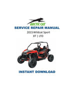 2015 Arctic Cat Wildcat Sport 700 Service Manual PDF service repair manual cover