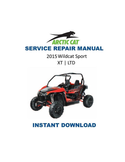 2015 Arctic Cat Wildcat Sport 700 Service Manual PDF service repair manual cover