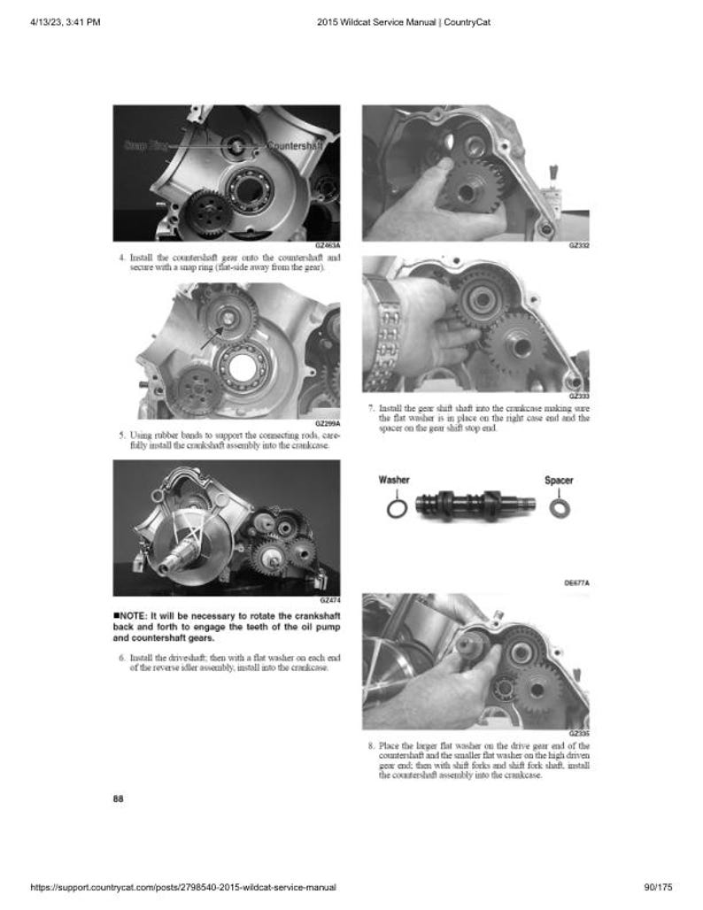 2015 Arctic Cat Wildcat Service Manual service manual preview page 7