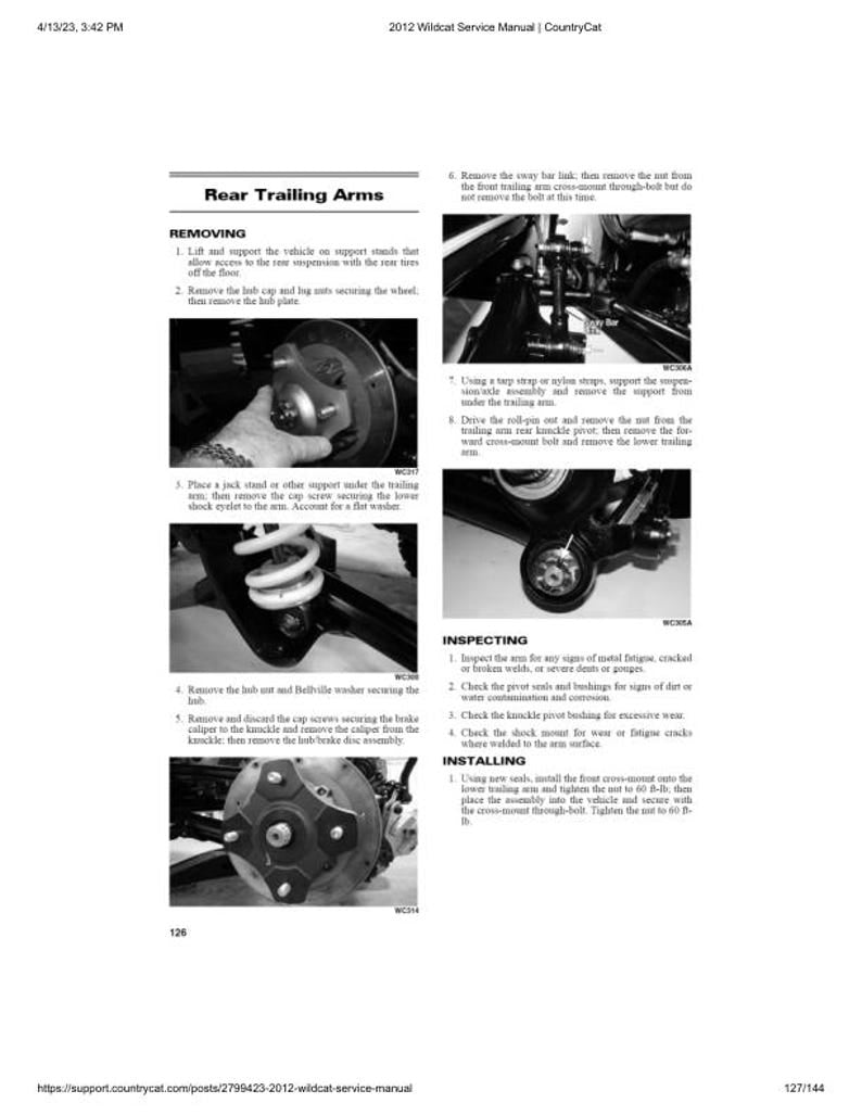 Arctic Cat Wildcat 1000 Service Manual service manual preview page 8
