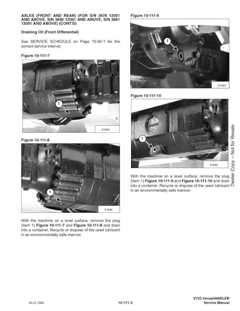 Bobcat VersaHandler V723 Service Manual service manual preview page 8