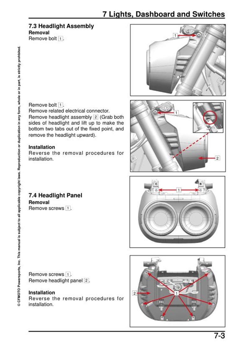 CFMOTO PAPIO CL 125 Service Repair Manual service manual preview page 3
