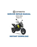 CFMOTO PAPIO CL 125 Service Repair Manual PDF service repair manual cover