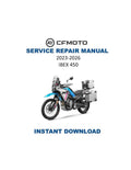 CFMOTO IBEX 450 Service Repair Manual PDF service repair manual cover