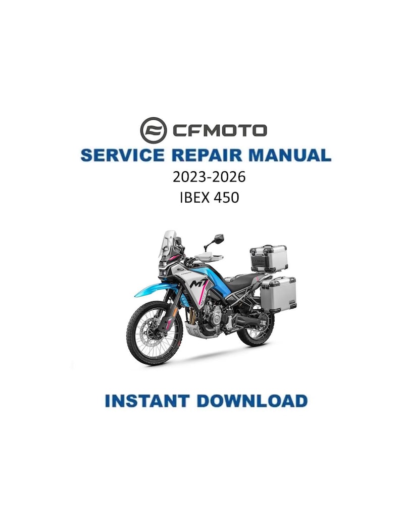 CFMOTO IBEX 450 Service Repair Manual PDF service repair manual cover