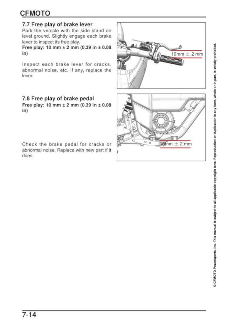 CFMOTO CFX 2E 5E Service Repair Manual service manual preview page 7