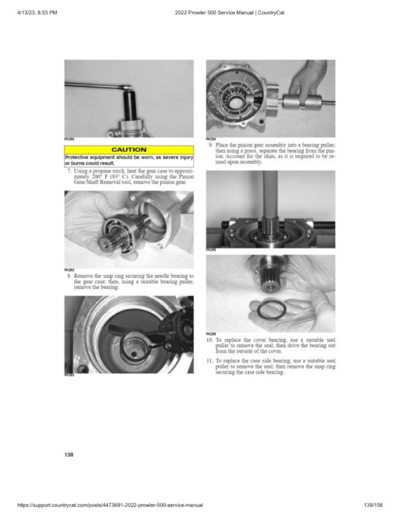 2022-2025 Arctic Cat Prowler 500 Service Manual service manual preview page 9