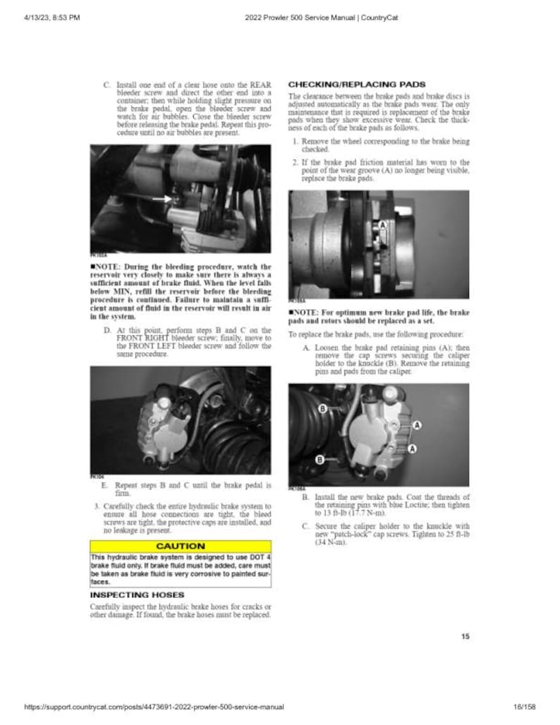 2022-2025 Arctic Cat Prowler 500 Service Manual service manual preview page 4