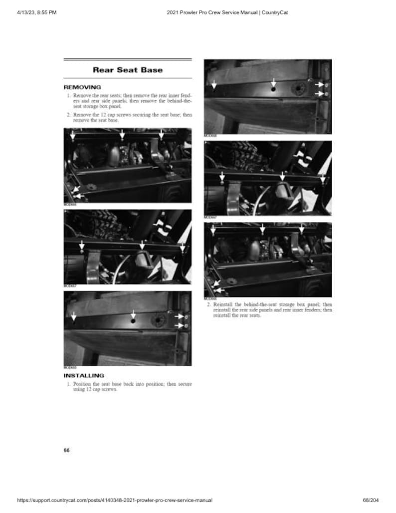 2021 Arctic Cat Prowler Pro CREW Service Manual service manual preview page 7