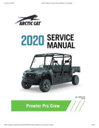 2020 Arctic Cat Prowler Pro CREW Service Manual service manual preview page 2