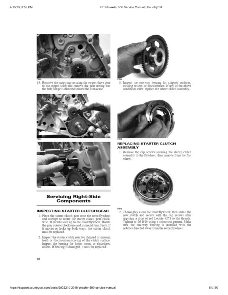 2018 Textron (Arctic Cat) Prowler 500 Service Manual service manual preview page 7