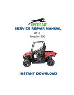 2018 Textron (Arctic Cat) Prowler 500 Service Manual PDF service repair manual cover