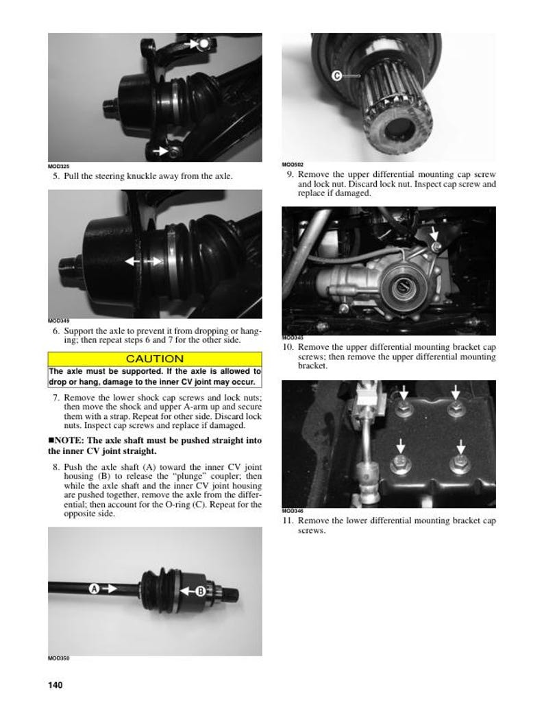 2023 Arctic Cat Prowler Pro 800 Service Manual service manual preview page 7