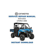 CFMOTO UFORCE U10 1000 Service Manual PDF service repair manual cover