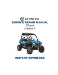 CFMOTO ZFORCE 800 Service Manual PDF service repair manual cover