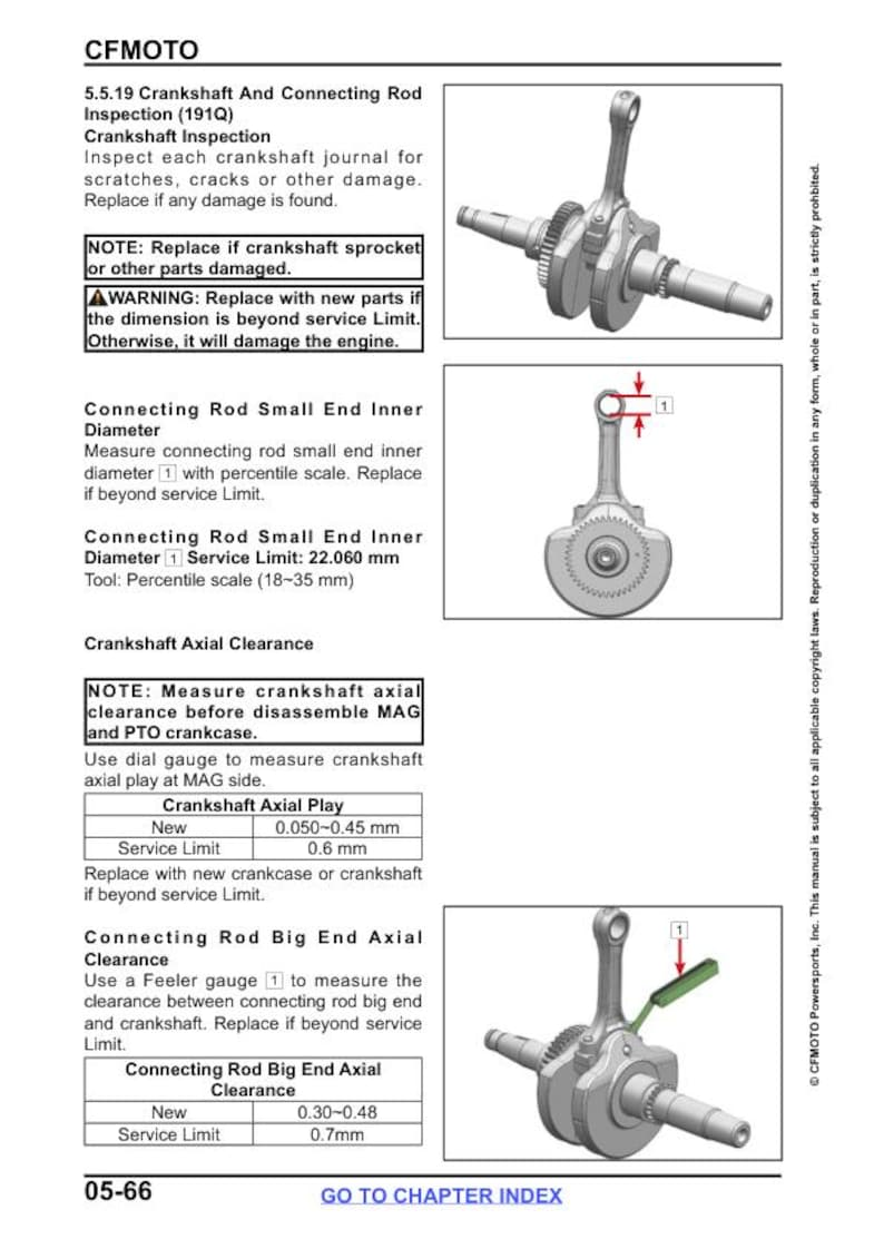CFMOTO CFORCE 400 500 450 520 Service Repair Manual service manual preview page 6