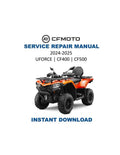 CFMOTO CFORCE 400 500 450 520 Service Repair Manual PDF service repair manual cover