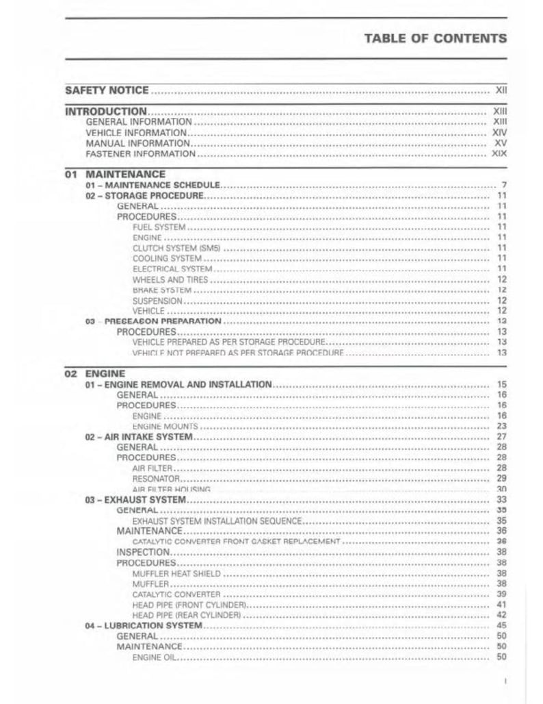 Can Am Spyder RT RTS Service Manual service manual preview page 3