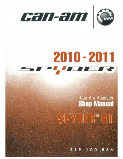 Can Am Spyder RT RTS Service Manual service manual preview page 2