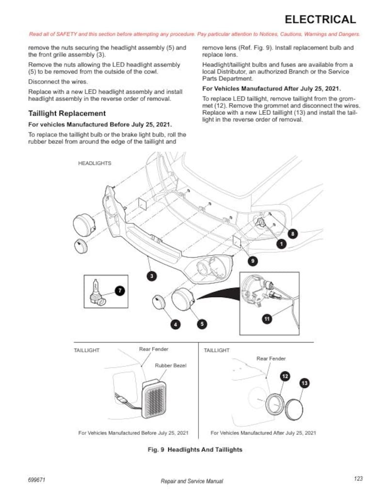 Tracker Offroad OX400 Service Manual service manual preview page 8