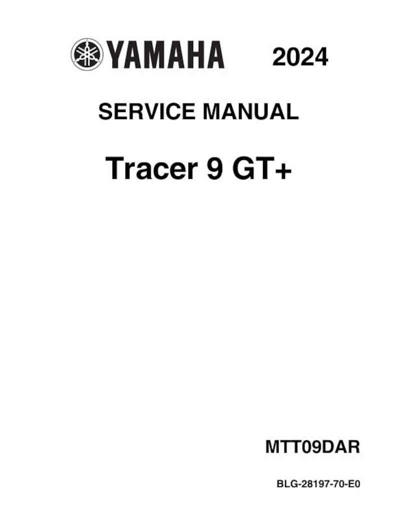 Yamaha Tracer 9 GT Service Manual service manual preview page 2